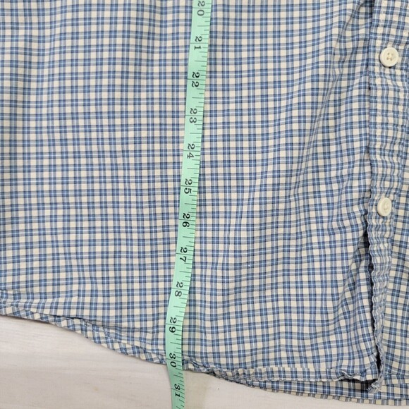 COLUMBIA Mens Blue Plaid Cotton Button Up Shirt Size XL - Picture 6 of 7